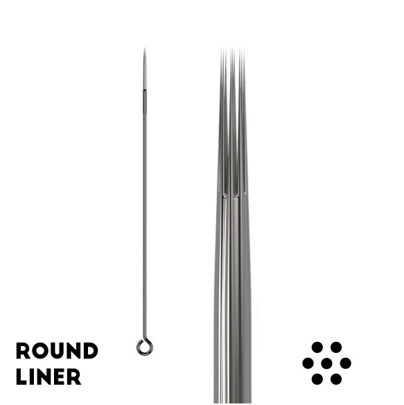 MATERIALE SCADUTO - Utilizzare Solo per Esercitazione | 09 RL Aghi Tradizionali Dormouse - 0,30mm - Long Taper - 50pz.