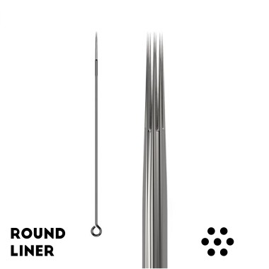 MATERIALE SCADUTO - Utilizzare Solo per Esercitazione | 14 RL Aghi Tradizionali Dormouse - 0,30mm - Long Taper - 50pz.