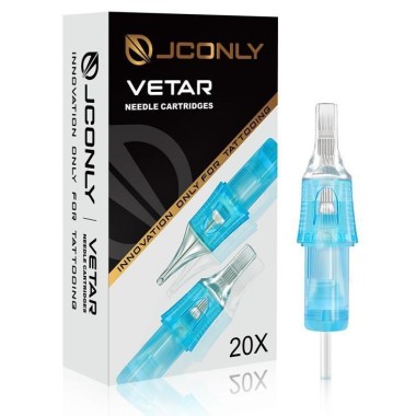 17 MG (Magnum) Long Taper - Cartucce Aghi Tattoo JCONLY VETAR - 20 pz