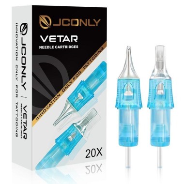 03x6 Stipple Shader 0,30 mm Long Taper - Cartucce Aghi Tattoo JCONLY VETAR - 20 pz 2