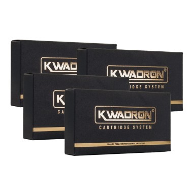 Kit 4 Box - Cartucce Aghi Tattoo Kwadron - 80 pz