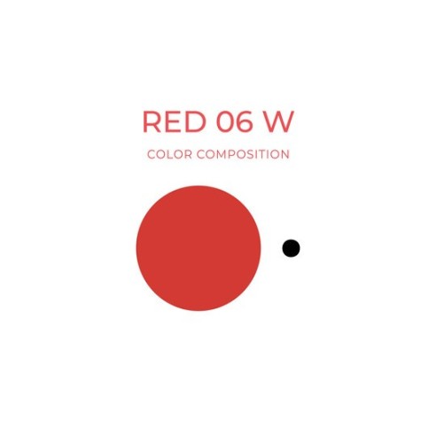 RED 06 W - Artyst - 10ml - Pigmento PMU REACH