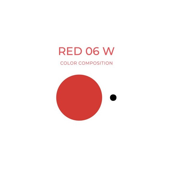 RED 06 W - Artyst - 10ml - Pigmento PMU REACH