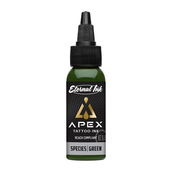 SPECIES GREEN - Eternal Ink APEX - 30ml - Colore Tattoo REACH