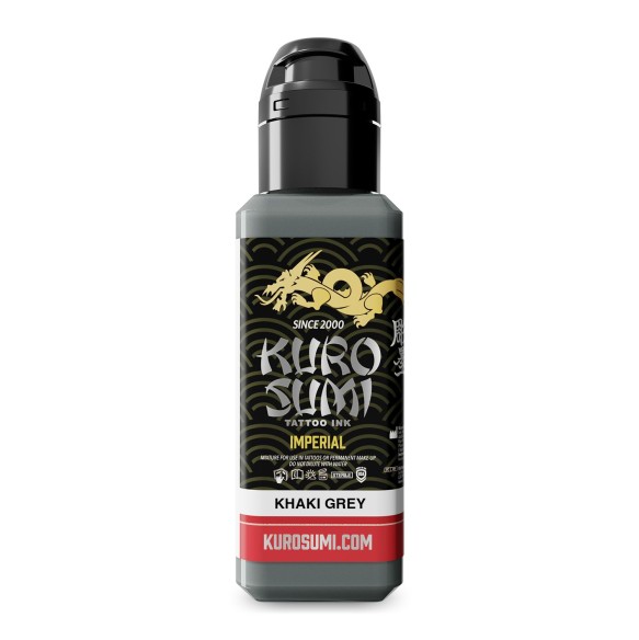 KHAKI GREY - Kuro Sumi Imperial - 44ml - Colore Tattoo REACH