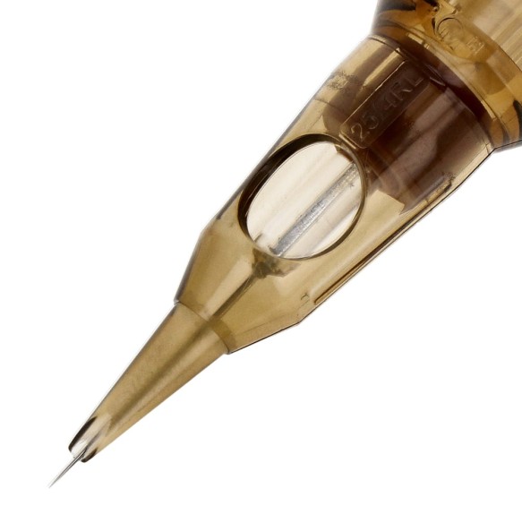 04 RL (Round Liner) Long Taper - Cartucce Aghi Tattoo Kwadron - 20 pz