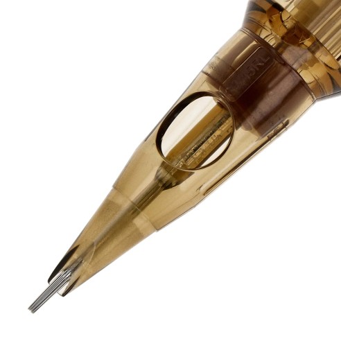 15 RL (Round Liner) Long Taper - Cartucce Aghi Tattoo Kwadron - 20 pz
