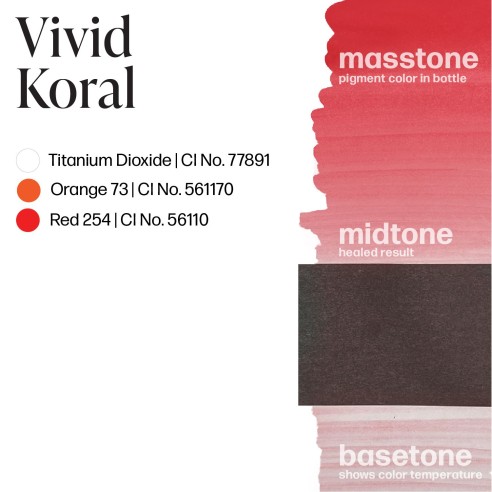 VIVID KORAL - Perma Blend Luxe - 15ml - Pigmento PMU REACH