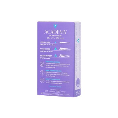 03 RL (Round Liner) - Long Taper - Cartucce Vertix ACADEMY - Aghi PMU - 20pz. 2