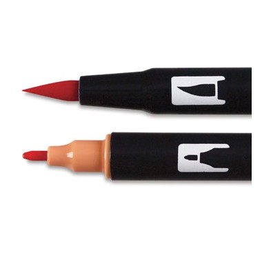 Tombow ABT Dual Brush Pen CHERRY - 815 2