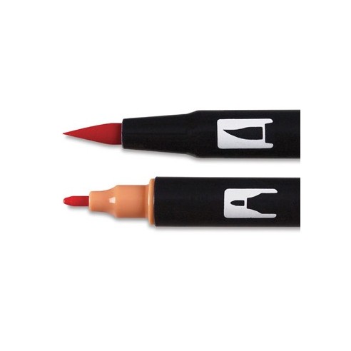 Tombow ABT Dual Brush Pen RED (Arancione Scuro) - 905