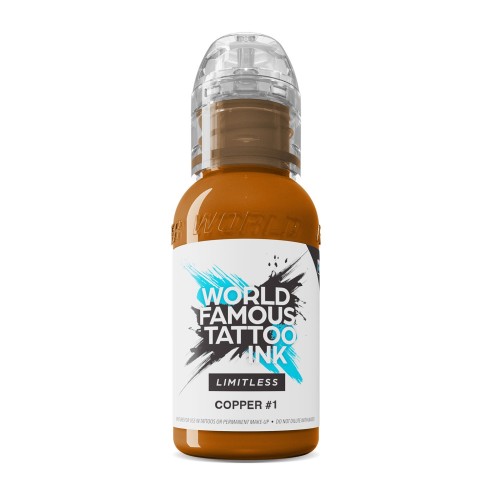 COPPER 1 - World Famous Limitless - 30ml - Colore Tattoo REACH