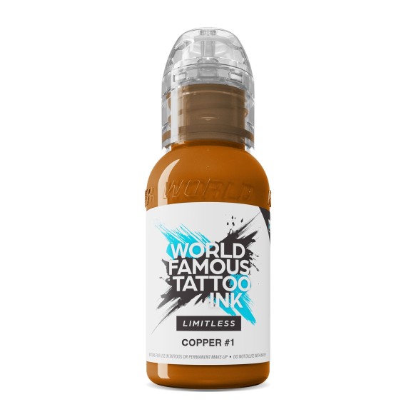 COPPER 1 - World Famous Limitless - 30ml - Colore Tattoo REACH