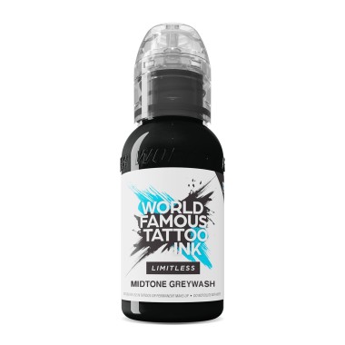 MIDTONE GREYWASH - World Famous Limitless - 30ml - Colore Tattoo REACH