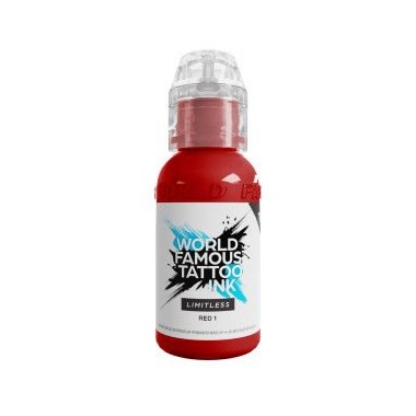 RED 1 - World Famous Limitless - 30ml - Colore Tattoo REACH