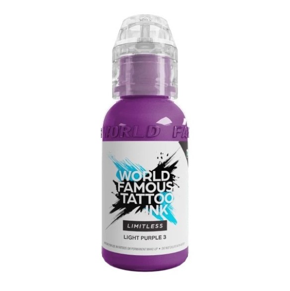 LIGHT PURPLE 3 - World Famous Limitless - 30ml - Colore Tattoo REACH