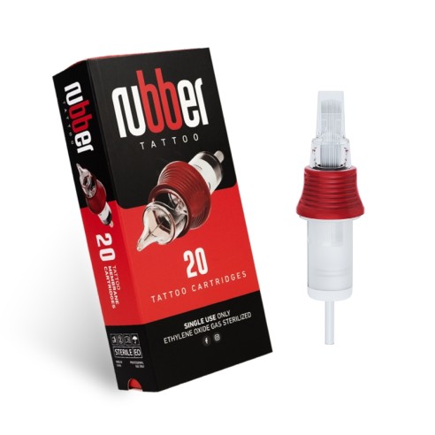 09 RM (Soft Magnum) Long Taper - Cartucce Aghi Tattoo BodySupply Rubber - 20 pz