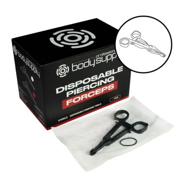 BodySupply Pinze Monouso Sterili Ovali Aperte - 20 pz 2