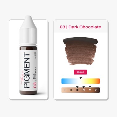 03 DARK CHOCOLATE - The Pigment - 15ml - Pigmento PMU REACH 2
