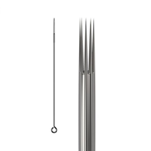 14 RS (Round Shader) 0,30 mm Long Taper - Aghi Tradizionali Tattoo Dormouse - 50 pz