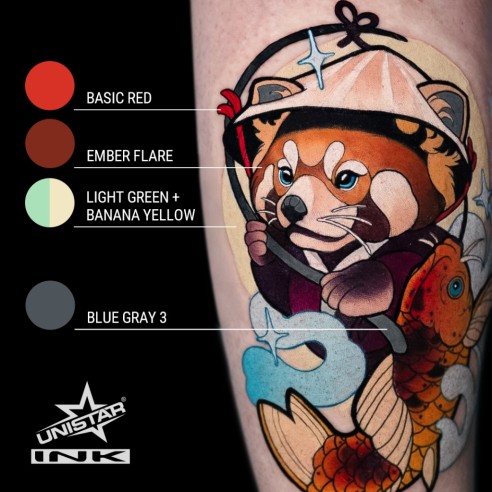 Banana Yellow - UNISTAR INK - 30 ml - Colore Tattoo REACH