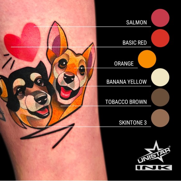 Banana Yellow - UNISTAR INK - 30 ml - Colore Tattoo REACH