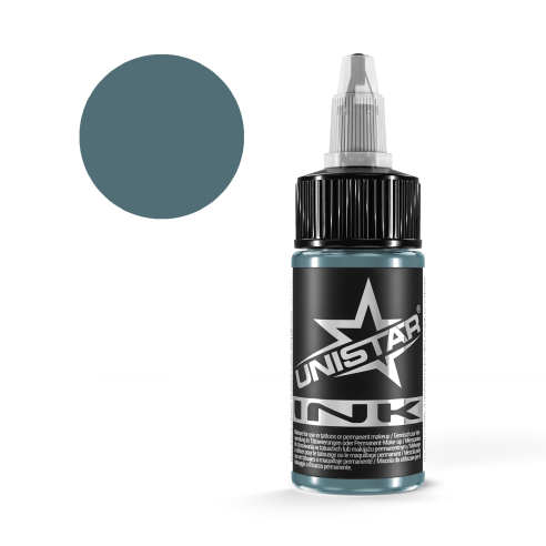 Battleship Blue - UNISTAR INK - 30 ml - Colore Tattoo REACH