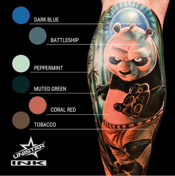 Coral Red - UNISTAR INK - 30 ml - Colore Tattoo REACH