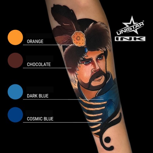 Cosmic Blue - UNISTAR INK - 30 ml - Colore Tattoo REACH