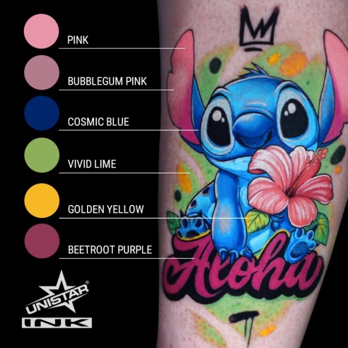 Cosmic Blue - UNISTAR INK - 30 ml - Colore Tattoo REACH