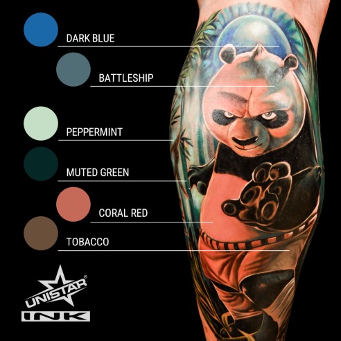 Dark Blue - UNISTAR INK - 30 ml - Colore Tattoo REACH