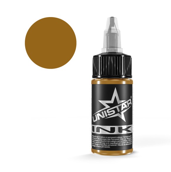 Dark Ochre - UNISTAR INK - 30 ml - Colore Tattoo REACH
