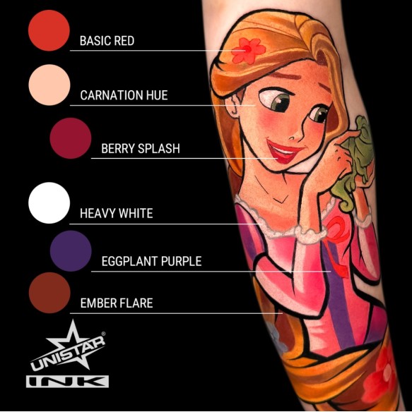 Eggplant Purple - UNISTAR INK - 30 ml - Colore Tattoo REACH