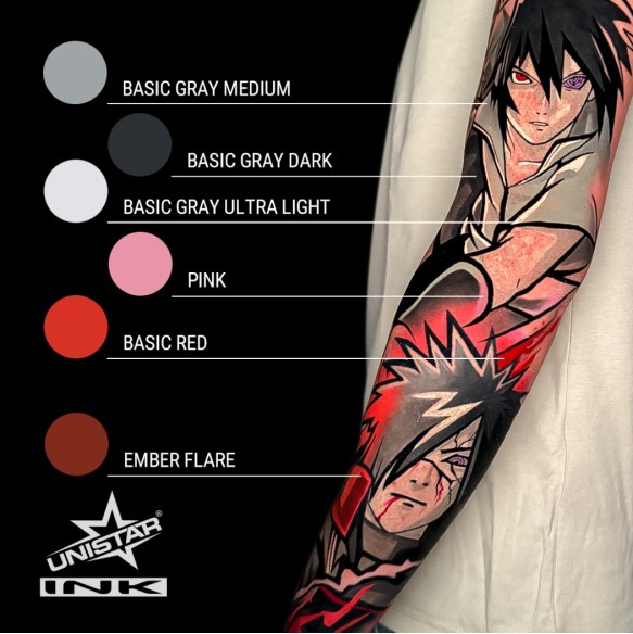 Ember Flare - UNISTAR INK - 30 ml - Colore Tattoo REACH