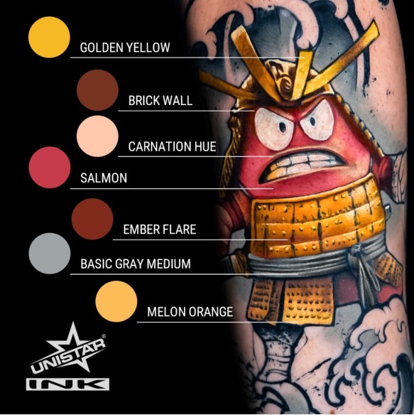 Ember Flare - UNISTAR INK - 30 ml - Colore Tattoo REACH