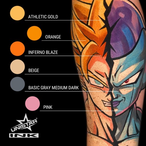 Inferno Blaze - UNISTAR INK - 30 ml - Colore Tattoo REACH