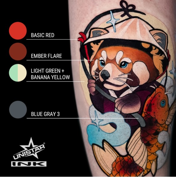 Light Green - UNISTAR INK - 30 ml - Colore Tattoo REACH
