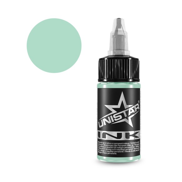 Mint Green - UNISTAR INK - 30 ml - Colore Tattoo REACH