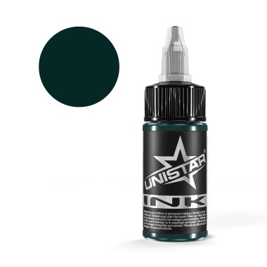 Muted Green - UNISTAR INK - 30 ml - Colore Tattoo REACH 2