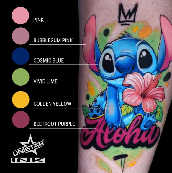 Pink - UNISTAR INK - 30 ml - Colore Tattoo REACH