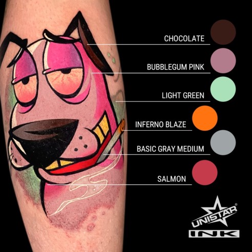 Salmon - UNISTAR INK - 30 ml - Colore Tattoo REACH