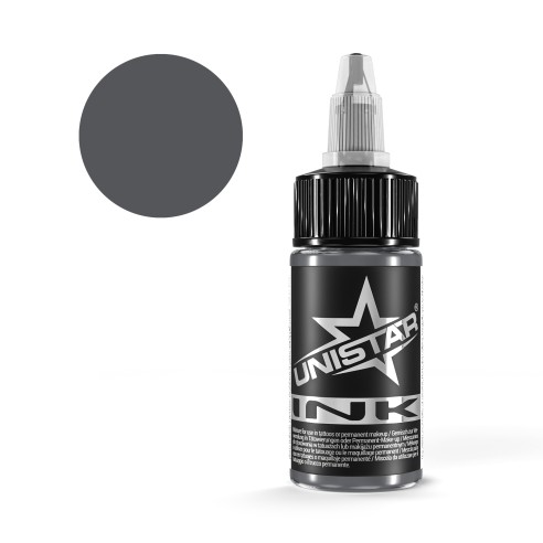 Solid Gray -4 - UNISTAR INK - 30 ml - Colore Tattoo REACH