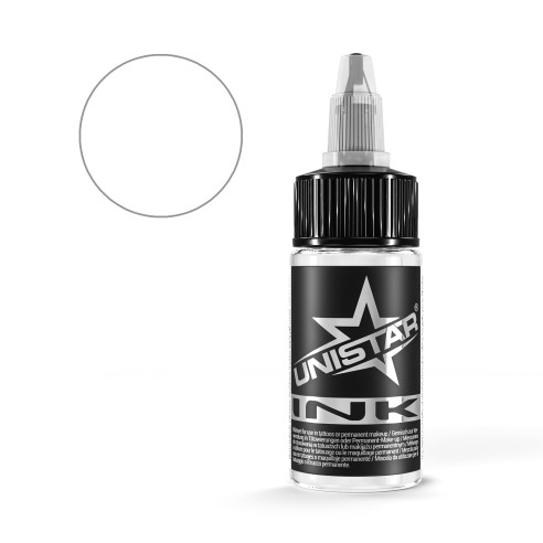 Top Basic White - UNISTAR INK - 30 ml - Colore Tattoo REACH