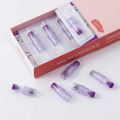 12 Punte - Cartucce EZ VENUS Microneedle - Ø 0,25mm - L 2,0mm - 20pz.