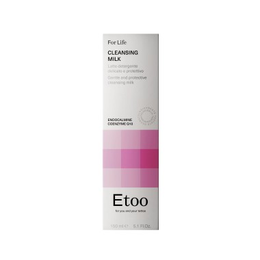 Etoo CLEANSING MILK - Latte Detergente Lenitivo e Protettivo - 150 ml 2