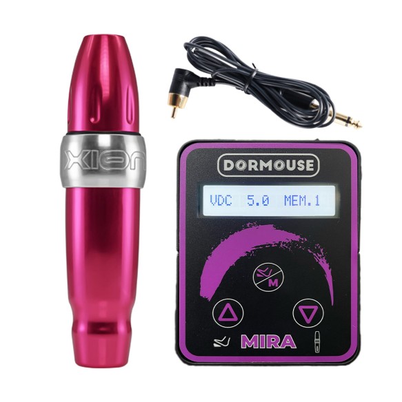 Kit Xion S + Dormouse Mira Power Supply + Cavo - Kit Dermografo PMU