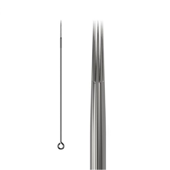 07 RL (Round Liner) 0,30 mm Long Taper - Aghi Tradizionali Tattoo Dormouse - 50 pz