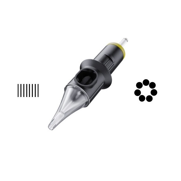 07 Shader 0,30 mm - Cartucce Aghi Tattoo Cheyenne Safety - 20 pz