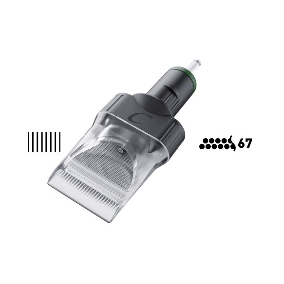67 Magnum 0,25 mm - Cartucce Aghi Tattoo Cheyenne Safety - 10 pz